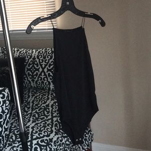 Black Forever 21 Halter Bodysuit
